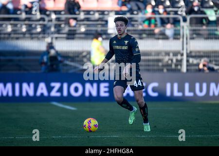 Venedig, Italien. 16th Januar 2022. Venezia's Ethan Ampadu während Venezia FC gegen Empoli FC, italienische Fußballserie A Spiel in Venedig, Italien, Januar 16 2022 Quelle: Independent Photo Agency/Alamy Live News Stockfoto