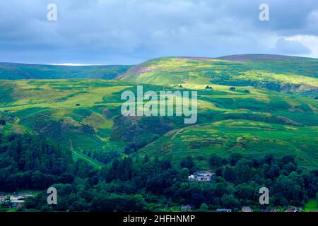 Der lange Mythos in den Shropshire Hills Stockfoto