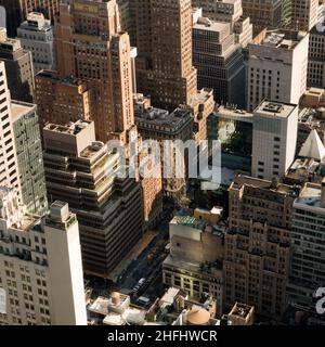 Blick auf New York City Stockfoto