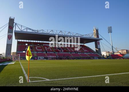 U-Power Stadium (Stadio Brianteo) während AC Monza gegen AC Perugia, Italienisches Fußballspiel der Serie B in Monza (MB), Italien, Januar 16 2022 Stockfoto