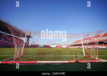 U-Power Stadium (Stadio Brianteo) während AC Monza gegen AC Perugia, Italienisches Fußballspiel der Serie B in Monza (MB), Italien, Januar 16 2022 Stockfoto