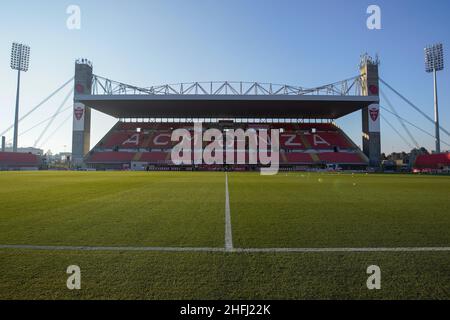 U-Power Stadium (Stadio Brianteo) während AC Monza gegen AC Perugia, Italienisches Fußballspiel der Serie B in Monza (MB), Italien, Januar 16 2022 Stockfoto