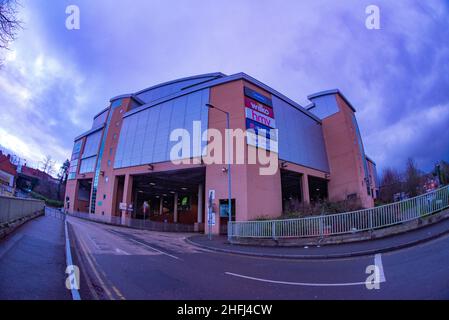 Redditch Kingfisher Hub - Einkaufszentrum und Busbahnhof Redditch Kingfisher Stockfoto