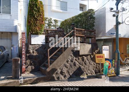 Gräber von Hojo Ujimasa und Ujiteru, Stadt Odawara, Präfektur Kanagawa, Japan Stockfoto