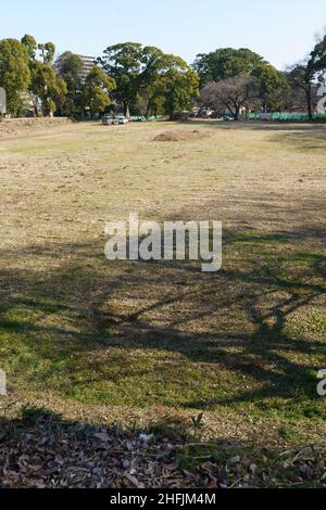 Goyomai-kuruwa Bailey-Lagerhausruinen, Odawara Castle Park, Odawara City, Präfektur Kanagawa, Japan Stockfoto