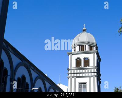 Tegucigalpa ist die Hauptstadt von Honduras. Es liegt in einem zentralen Tal, umgeben von Bergen, und ist für seine spanische Kolonialarchitektur bekannt. Stockfoto