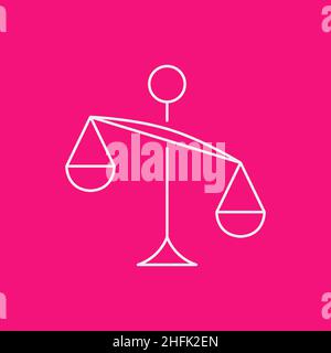 Symbole für die Linie Psychotherapie und Psychologie. Einfach Stock Vektor