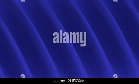 3D Rendern. Geometrischer abstrakter Hintergrund in blauer Farbe. Stockfoto
