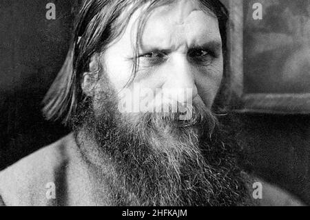 GRIGORI RASPUTIN (1869-1916) russischer Mystiker und Priester um 1915 Stockfoto