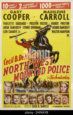 NORTH WEST MOUNTED POLICE (1940), UNTER DER LEITUNG VON CECIL B DEMILLE. Kredit: PARAMOUNT BILDER / Album Stockfoto