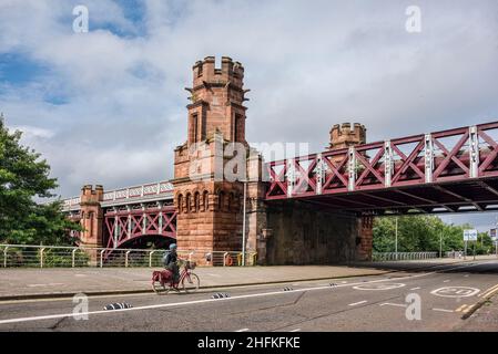 Union Bridge, Clyde Street Glasgow Scotland Stockfoto