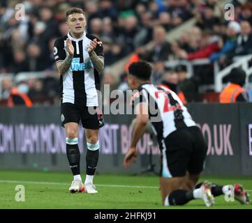 KIERAN TRIPPIER, JACOB MURPHY, NEWCASTLE UNITED FC V WATFORD FC, 2022 Stockfoto