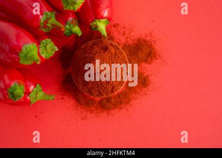 Red hot Chili Paprika Stockfoto