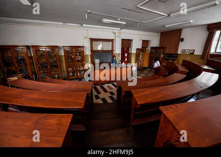 Claudio Furlan - LaPresse 15 June 2020 Milano (Italien) News Vorbereitungen für die Abitur bei Liceo Parini während des Coronavirus-Notfalls Stockfoto