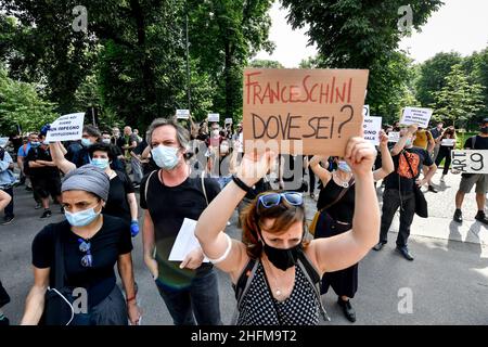 Claudio Furlan - LaPresse 15 June 2020 Milano (Italien) News Kino nach einem Coronavirus-Notfall wieder geöffnet auf dem Foto: Das Kino Beltrade Stockfoto