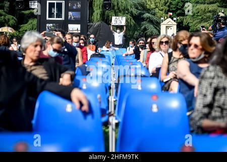 Claudio Furlan - LaPresse 15 June 2020 Milano (Italien) News Kino nach einem Coronavirus-Notfall wieder geöffnet auf dem Foto: Das Kino Beltrade Stockfoto