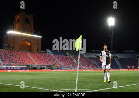 Massimo Paolone/LaPresse 22. Juni 2020 Bologna, Italien Sportfußball Bologna vs Juventus - Italienische Fußballmeisterschaft Liga A Tim 2019/2020 - stadio Renato Dall'Ara Stadion im Bild: Cristiano Ronaldo (Juventus F.C.) am Ende des Spiels Stockfoto