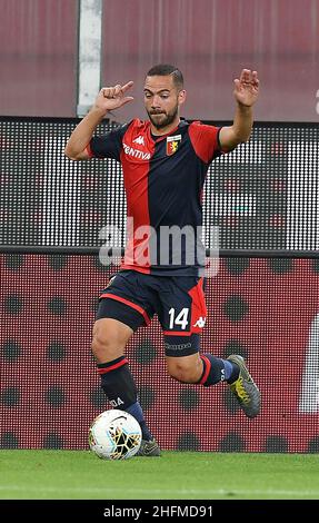 LaPresse - Tano Pecoraro 23 Juni 2020 Stadt Genua - (Italien) Sport Soccer Genua vs Parma Italienische Fußballmeisterschaft Liga A Tim 2019/2020 - "Luigi Ferraris" Stadion auf dem Bild: biraschi davide Stockfoto