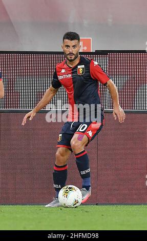 LaPresse - Tano Pecoraro 23 Juni 2020 Stadt Genua - (Italien) Sport Soccer Genua vs Parma Italienische Fußball-Meisterschaft Liga A Tim 2019/2020 - "Luigi Ferraris" Stadion im Bild: falque iago Stockfoto