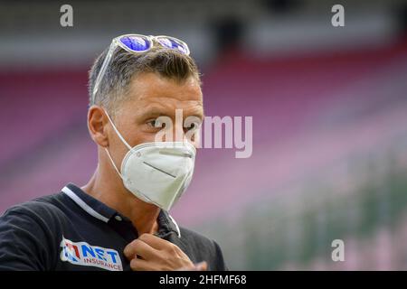 Fabio Rossi/AS Roma/LaPresse 28/06/2020 Mailand (Italien) Sport Soccer Milan-Roma Italienische Fußball-Meisterschaft Liga Serie A Tim 2019/2020 - San Siro Stadion im Bild: Giacomelli Stockfoto