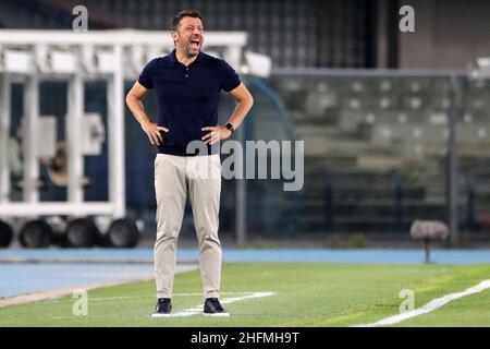 LaPresse -Garbuio Paola Juli 01 ,2020 Verona- (Italien) Sport Soccer Hellas Verona vs Parma Italienische Fußballmeisterschaft League A Tim 2019/2020 - Bentegodi Stadium auf dem Bild: roberto d'aversa Stockfoto