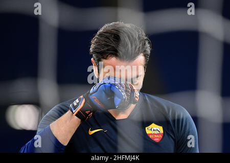 Alfredo Falcone - LaPresse 02/07/2020 Roma (Italien) Sport Soccer Roma - Udinese Italian Football Championship League A Tim 2019 2020 - Olimpico Stadium of Roma im Bild:antonio mirante Stockfoto