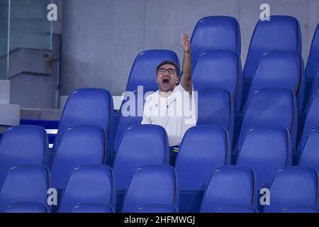 Fabio Rossi/AS Roma/LaPresse 15/07/2020 Rom (Italien) Sport Soccer Roma-Verona Italienische Fußballmeisterschaft Liga Serie A Tim 2019/2020 - Olympiastadion im Bild: Ivan Juric Stockfoto