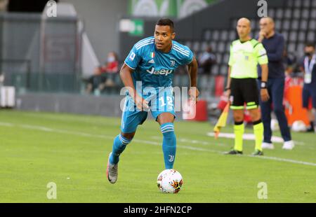 Andrea Bressanutti/LaPresse 23. Juli 2020 Udine, Italien Sportfußball Udinese vs Juventus - Italienische Fußballmeisterschaft League A Tim 2019/2020 - Dacia Arena Stadium im Bild: alex sandero Stockfoto