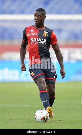 LaPresse - Tano Pecoraro 25 Juli 2020 Stadt Genua - (Italien) Sport Soccer Genua vs Inter Italienische Fußball-Meisterschaft Liga A Tim 2019/2020 - "Luigi Ferraris" Stadion auf dem Bild: zapata christian Stockfoto