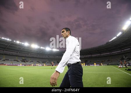 LaPresse - Fabio Ferrari 29. Juli 2020 Turin, Italien Sportfußball EXKLUSIV TURIN FC Turin FC vs. AS Roma - Italienische Fußballmeisterschaft Liga A Tim 2019/2020 - "Olimpico Grande Torino" Stadion. Im Bild:Moreno Longo Stockfoto