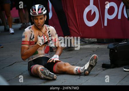 Gian Mattia D&#X2019;Alberto - LaPresse März, 09 2019 Siena (Italien) Sport Cycling 14th Strade Bianche 2020 - Herrenrennen - von Siena nach Siena im Bild: Davide Formolo (VAE Team Emirates) Stockfoto