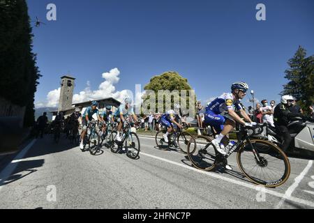 LaPresse - Fabio Ferrari 15. August 2020 Bergamo (Italien) Sport Cycling 114° Il Lombardia - Da Bergamo a Como - 231 km im Bild: Während des Rennens. Stockfoto