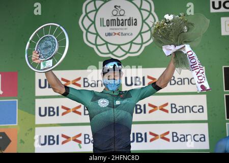 LaPresse - Fabio Ferrari 15. August 2020 Bergamo (Italien) Sport Cycling 114° Il Lombardia - Da Bergamo a Como - 231 km im Bild: Jakob Fuglsang Stockfoto