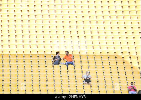 Massimo Paolone/LaPresse 6. September 2020 Parma, Italien Sportfußball Parma vs Empoli - Trainingslager vor der Saison - Freundschaftsspiel - stadio "Ennio Tardini" im Bild: Die Fans zum Stadion Stockfoto