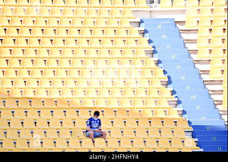 Massimo Paolone/LaPresse 6. September 2020 Parma, Italien Sportfußball Parma vs Empoli - Trainingslager vor der Saison - Freundschaftsspiel - stadio "Ennio Tardini" im Bild: Die Fans zum Stadion Stockfoto