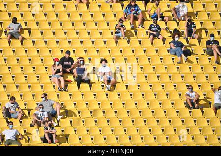 Massimo Paolone/LaPresse 6. September 2020 Parma, Italien Sportfußball Parma vs Empoli - Trainingslager vor der Saison - Freundschaftsspiel - stadio "Ennio Tardini" im Bild: Die Fans zum Stadion Stockfoto