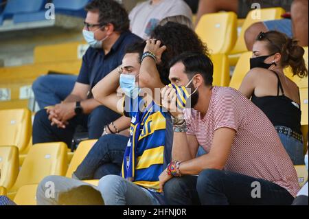 Massimo Paolone/LaPresse 6. September 2020 Parma, Italien Sportfußball Parma vs Empoli - Trainingslager vor der Saison - Freundschaftsspiel - stadio "Ennio Tardini" im Bild: Die Fans zum Stadion Stockfoto