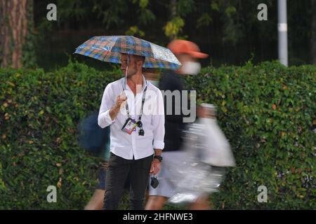 Alfredo Falcone - LaPresse 15/09/2020 Roma (Italien) Sport Tennis Marco Cecchinato (ITA) gegen Kyle Edmund (GBR) Internazionali BNL d'Italia 2020 im Bild:Steward Stockfoto