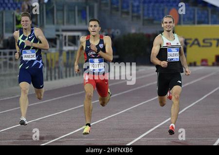 Fabrizio Corradetti - LaPresse September 17st 2020 Rom ( Italien ) Sport Leichtathletik Goldene Gala Pietro Mennea 2020 - Olimpico-Stadion von Roma. Im Bild: Edoardo Scotti Stockfoto