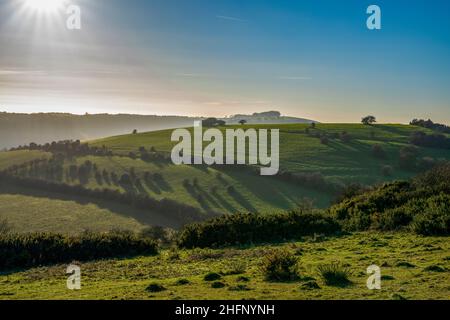 Umgebung von Devils Dyke, Brighton, East Sussex, England. Stockfoto