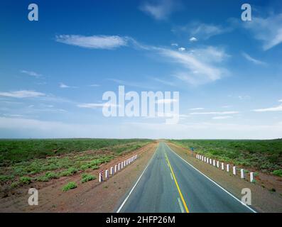 Patagonia Argentina, Provinz Neuquen, Ruta Nacional 237 (gescannt von Farblider) Stockfoto