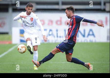 Foto Claudio Martinelli/LaPresse 27 settembre 2020 - Padova - Italia Sport calcio Padova vs Imolese Calcio 1919 - Campionato di calcio Serie C 2020/2021 Girone B - Stadio &#x201C;Euganeo&#x201D;Nella foto: GermanoPhoto Claudio Martinelli/LaPresse 27th. September 2020 Padova Italien Fußball Calcio Padova vs Imolese Calcio 1919 - Italienische Fußballmeisterschaft Liga C - Pool B - 2020/2021 - &#x201C;Euganeo&#x201D; Stadion. Im Bild: Germano Stockfoto