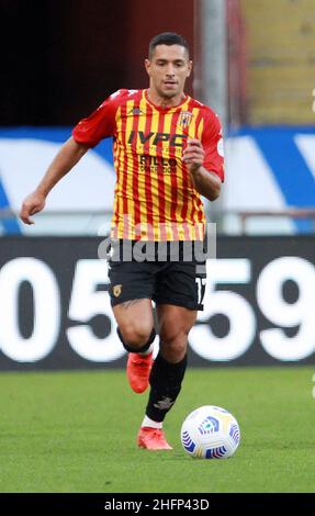 LaPresse - Tano Pecoraro 26 September 2020 Stadt Genua - (Italien) Sport Soccer Sampdoria vs Benevento Italienische Fußballmeisterschaft Liga A Tim 2020/2021 - "Luigi Ferraris" Stadion im Bild: caprari gianluca Stockfoto