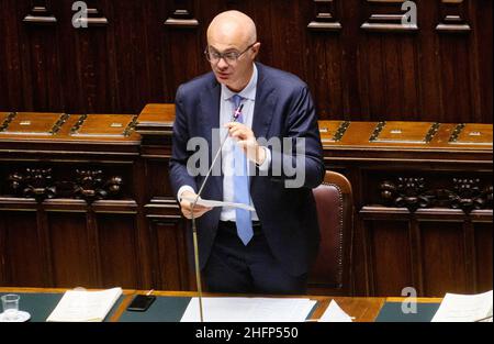 Mauro Scrobogna /LaPresse 30. September 2020&#xa0; Rom, Italien Politics Chamber of Deputies - Fragestunde auf dem Foto: Federico D&#X2019;Inc&#XE0;, Minister für die Beziehungen zum Parlament Stockfoto