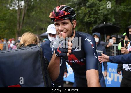 Foto POOLFabio Ferrari/LaPresse /RCS 07 ottobre 2020 Italia Sport Ciclismo Giro d'Italia 2020 - edizione 103 - Tappa 5 - Da Mileto a Camigliatello Silano (km 225) Stockfoto