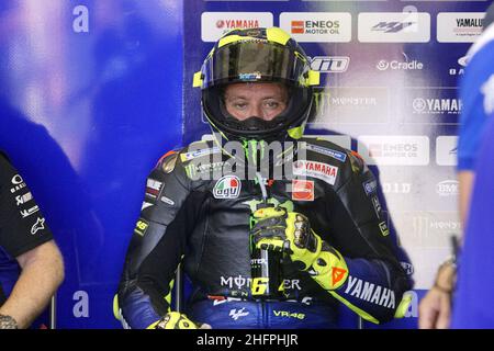 Alessandro La Rocca/ LaPresse 2019 13. september, Sport-Motorradfahren- Motomondiale Gran Premio OCTO di San Marino e della Riviera di Rimini - Misano World Circuit Marco Simoncelli - 2019- MotoGP-FP1 FP2 auf dem Foto: Valentino Rossi -Yamaha Stockfoto