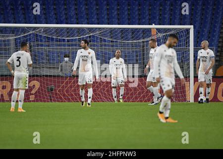 Fabrizio Corradetti / LaPresse Oktober 18st 2020 Rom, Italien Sport Soccer Roma vs Lazio - Italienische Fußball-Liga A Tim 2018/2019 - Olimpico-Stadion. Im Bild: Stockfoto