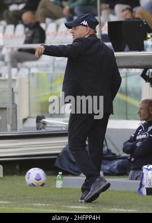 Marco Bucco/LaPresse 18. Oktober 2020 Cesena , Italien Sportfußball Spezia vs Fiorentina - Italienische Fußballmeisterschaft Liga A Tim 2020/2021 - Orogel Stadium Dino Manuzzi. Im Bild: Fiorentina-Trainer Giuseppe Iachini Stockfoto