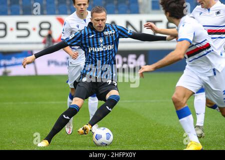 Stefano Nicoli/LaPresse 24-10-2020 Sport Soccer Atalanta vs Sampdoria Serie A Tim 2020/2021 Gewiss Stadion auf dem Bild Alejandro Gomez Stockfoto