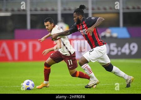 Fabio Rossi/AS Roma/LaPresse 26/10/2020 Mailand (Italien) Sport Soccer Mailand-Roma Italienische Fußball-Meisterschaft Liga Serie A Tim 2020/2021 - Stadio San Siro im Bild: Stockfoto